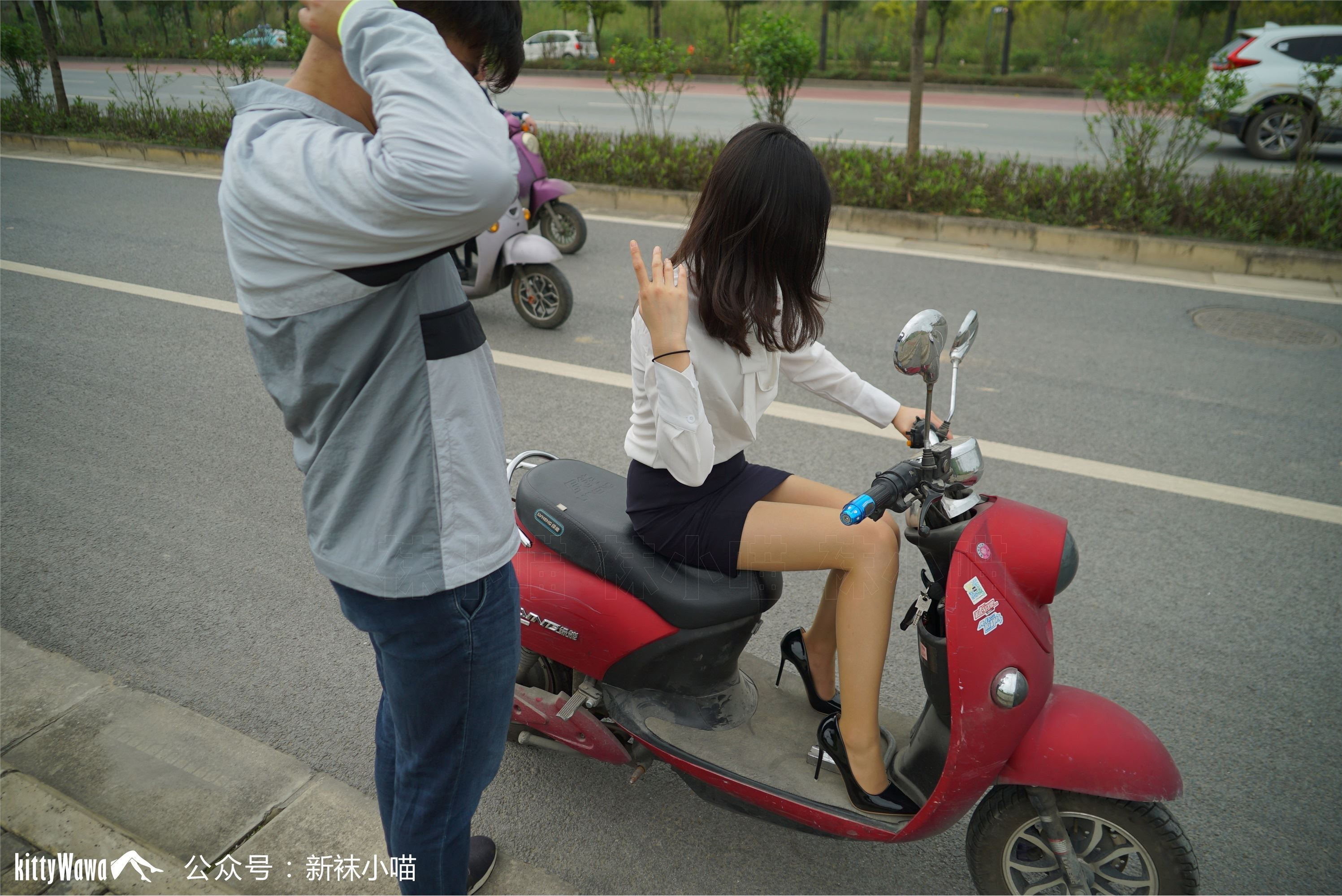 kittyWawa袜小喵故事集  KTS007 顺风车